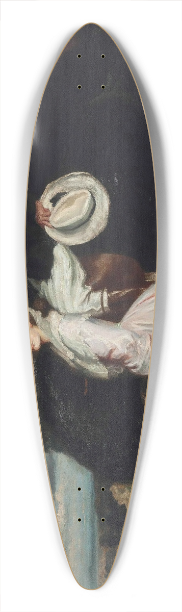 After Charles Wellington Furse - The return from the ride 39.3 inch art pintail longboard deck