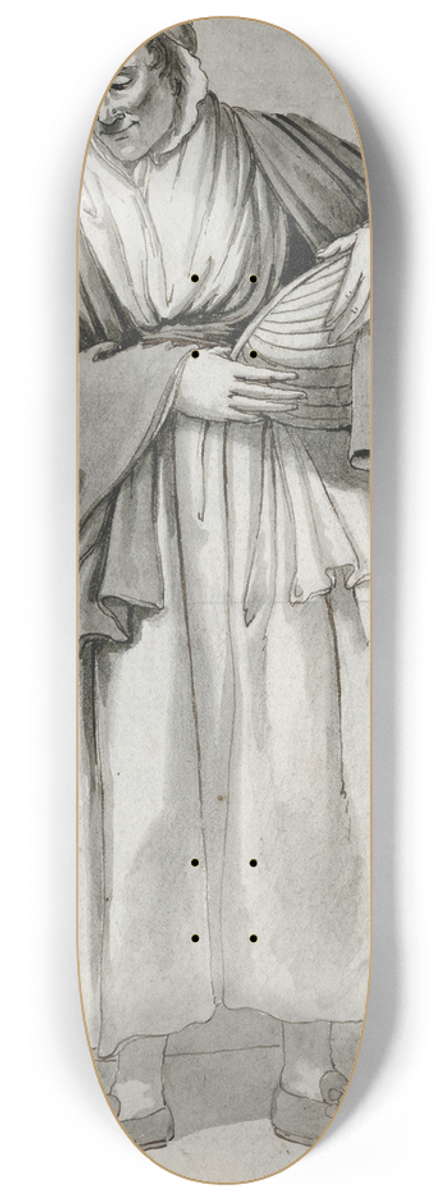 Barend Hendrik Thier - Staande vrouw 8.25 inch art skate deck