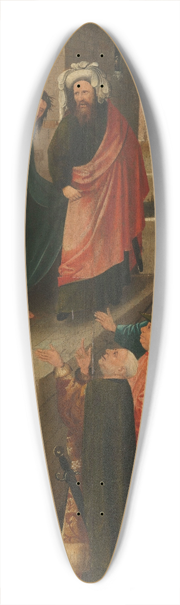 After Hieronymus Bosch - Ecce Homo 39.3 inch art pintail longboard deck