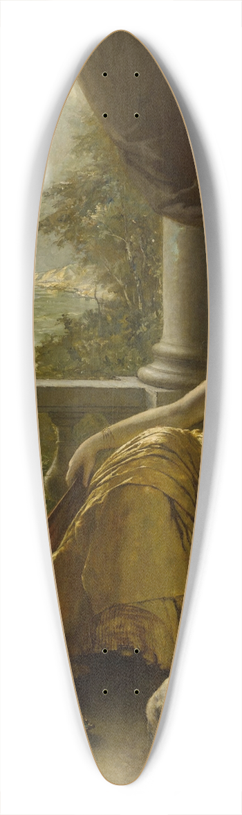 Agapit Stevens - Sur le balcon 39.3 inch art pintail longboard deck
