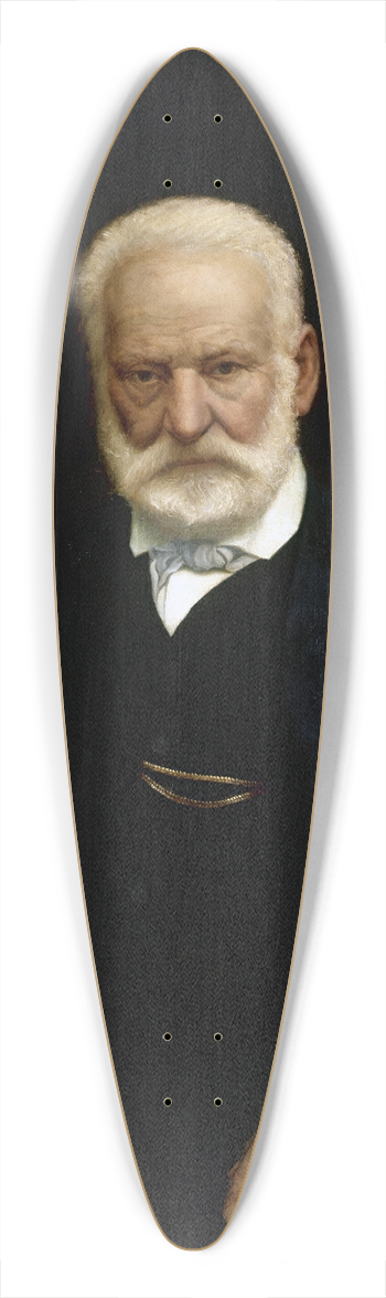 Aim Morot - Portrait de Victor Hugo 39.3 inch art pintail longboard deck