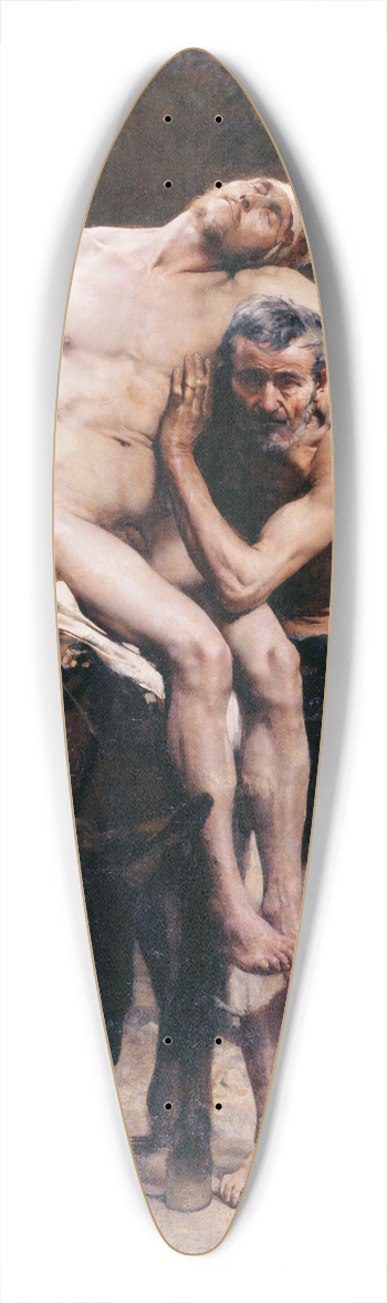 Aim Morot - The Good Samaritan 39.3 inch art pintail longboard deck