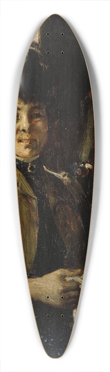 Akseli Gallen-Kallela - Countess Berthe De Vallombreuse 39.3 inch art pintail longboard deck