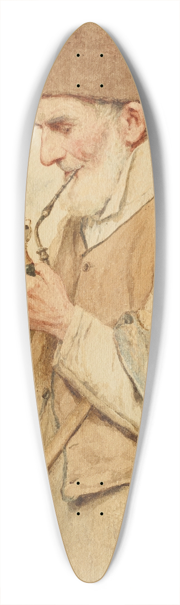 Albert Anker - Bauer eine Pfeife anzndend 39.3 inch art pintail longboard deck
