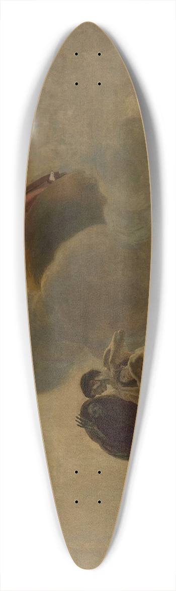 Albert Besnard - La Pense 39.3 inch art pintail longboard deck