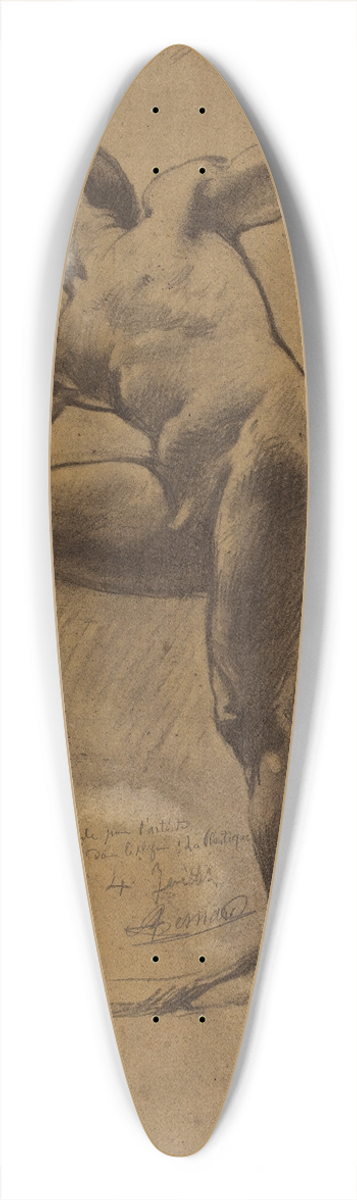 Albert Besnard - LArtiste 39.3 inch art pintail longboard deck