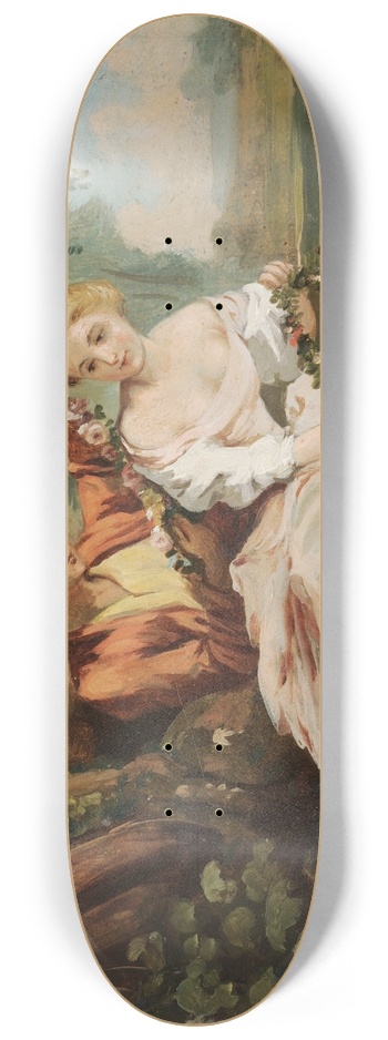 Barthlemy Menn - Galant Lovers Tryst Rinaldo and Armida 8.25 inch art skate deck