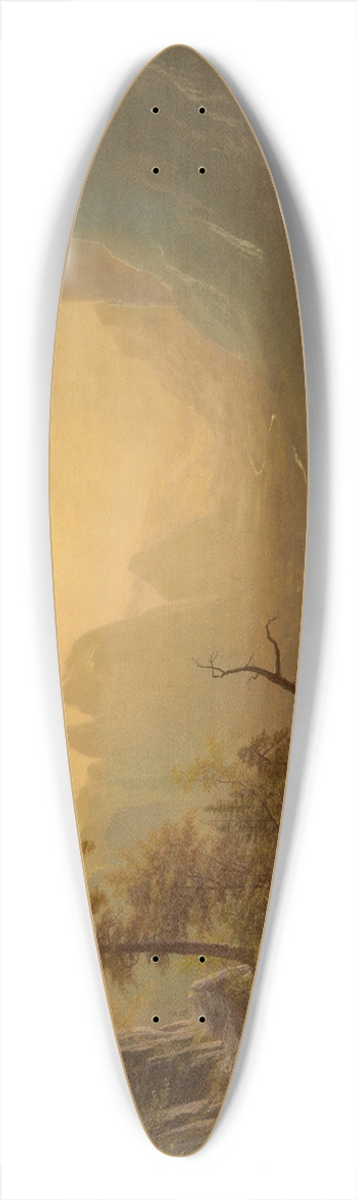 Albert Bierstadt - Yosemite Valley, Glacier PointTrail 39.3 inch art pintail longboard deck