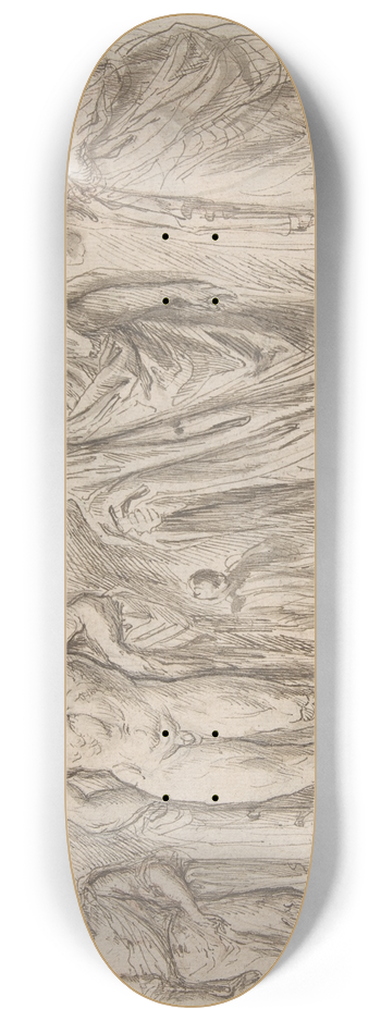 Bartholomaeus Ignaz Weiss - Studies after Antique Sculpture 8.25 inch art skate deck