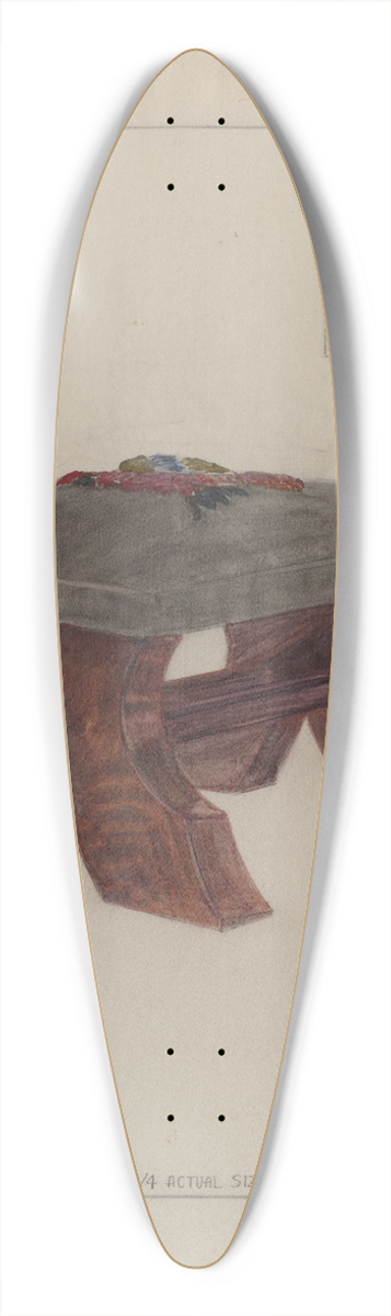 Albert Camilli - Foot Stool 39.3 inch art pintail longboard deck