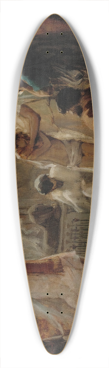 Albert Edelfelt - Joseph And His Brother 39.3 inch art pintail longboard deck
