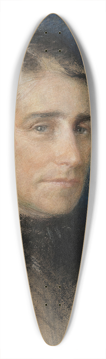 Albert Edelfelt - Portrait of Mrs. Emilie Krohn 39.3 inch art pintail longboard deck