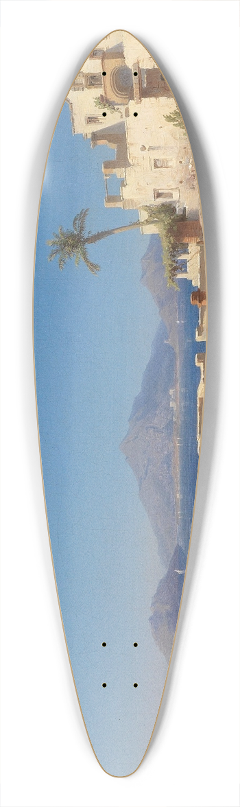 Albert Eichhorn - Ansicht der Insel Salamis von Nordosten 39.3 inch art pintail longboard deck