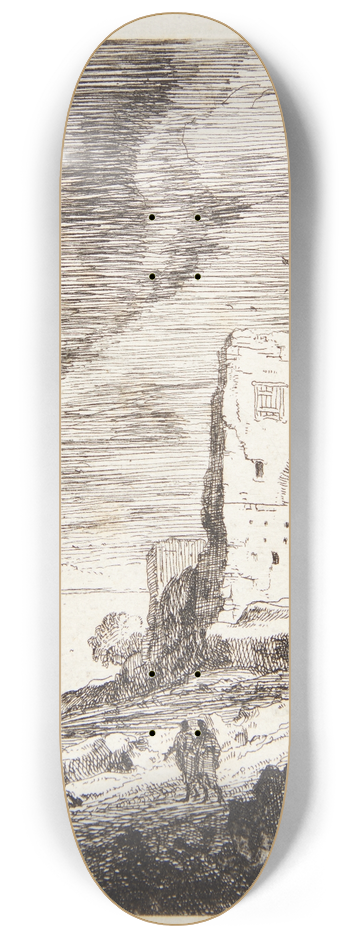 Bartholomeus Breenbergh - Caracallas termer 8.25 inch art skate deck