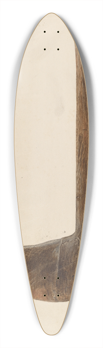 Albert Geuppert - Boot Form 39.3 inch art pintail longboard deck