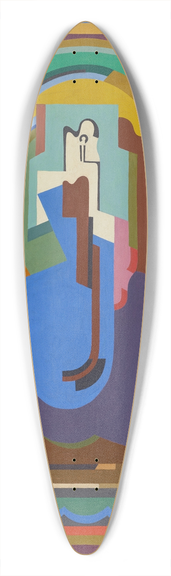 Albert Gleizes - Sans titre 39.3 inch art pintail longboard deck