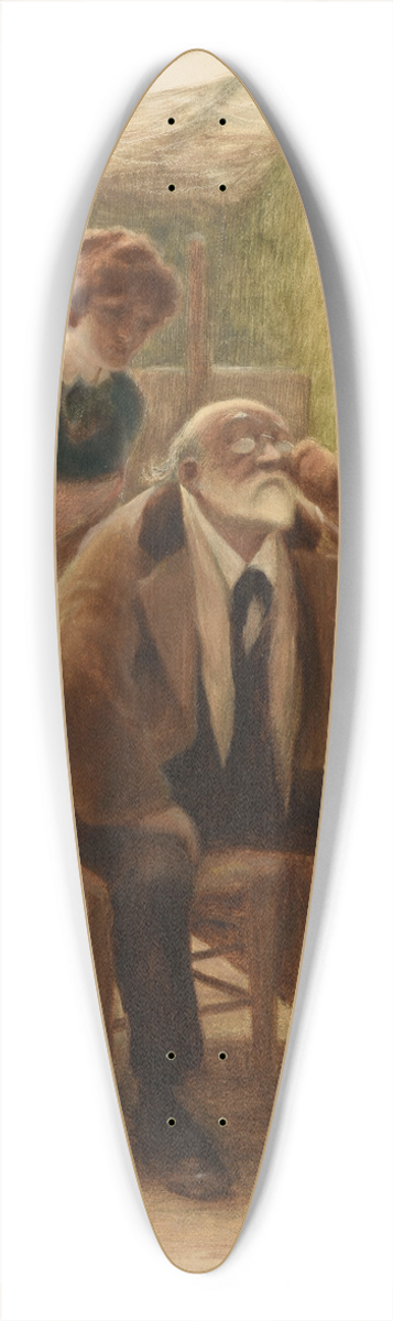 Albert Guillaume - La correction 39.3 inch art pintail longboard deck