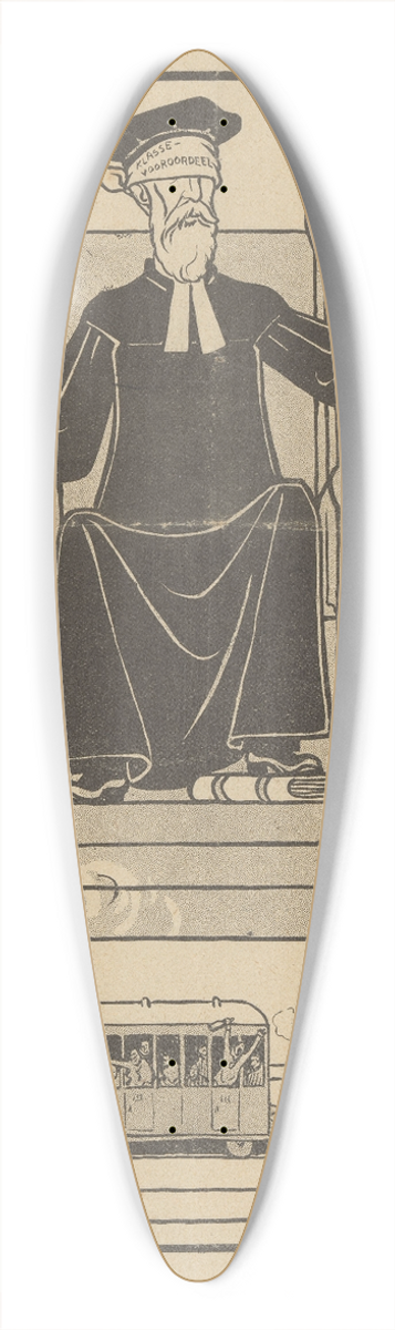 Albert Hahn - De Notenkraker, 7 december 1907 ; De blinde justitie 39.3 inch art pintail longboard deck