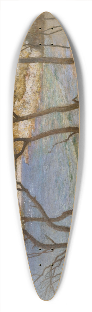 Albert Hanson - Pacific beaches 39.3 inch art pintail longboard deck