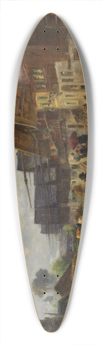 Albert Kappis - Die Frhlingsstrae in Garmisch 39.3 inch art pintail longboard deck