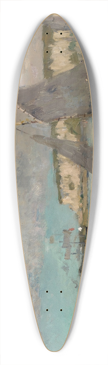 Albert Lebourg - Dieppe 39.3 inch art pintail longboard deck