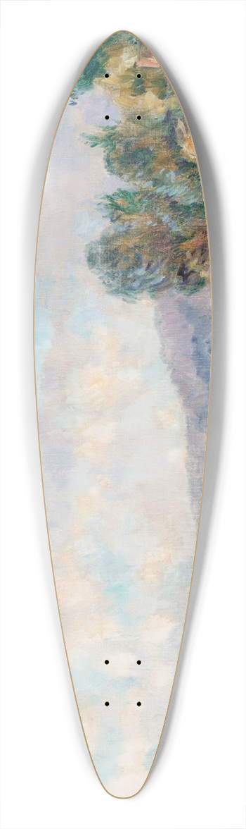Albert Lebourg - La Seine et les coteaux de Dieppedalle, vue prise de Croisset, prs Rouen 39.3 inch art pintail longboard deck