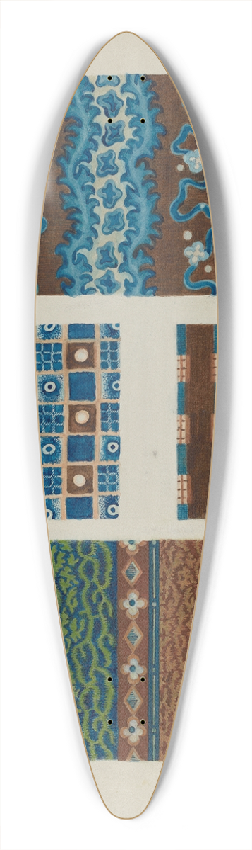 Albert Levone - Cotton Prints 39.3 inch art pintail longboard deck
