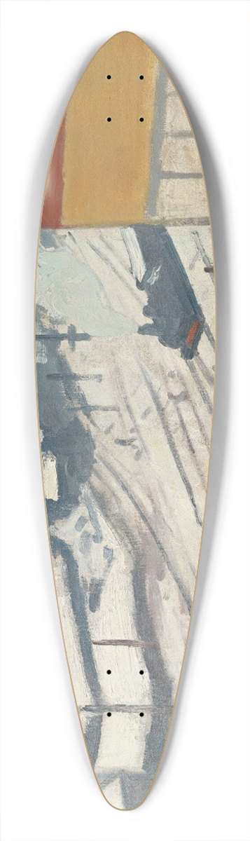 Albert Marquet - La Gare Montparnasse Sous La Neige 39.3 inch art pintail longboard deck