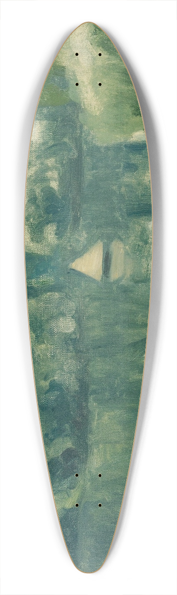 Albert Marquet - La Petite Voile Poissy 39.3 inch art pintail longboard deck