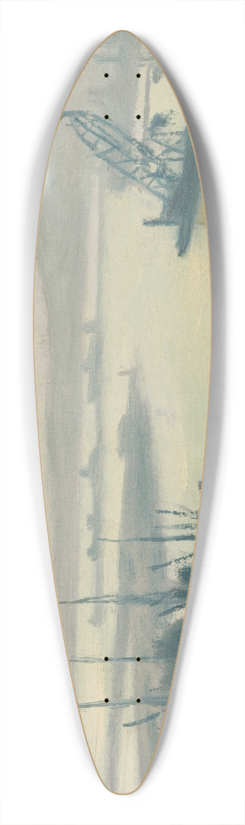 Albert Marquet - Le Cargo 39.3 inch art pintail longboard deck
