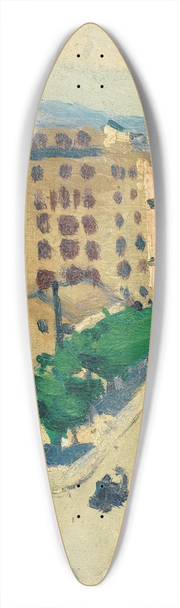 Albert Marquet - Rue  Alger 39.3 inch art pintail longboard deck