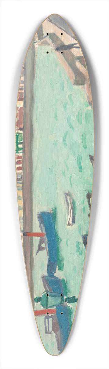 Albert Marquet - Vue de Ciboure 39.3 inch art pintail longboard deck