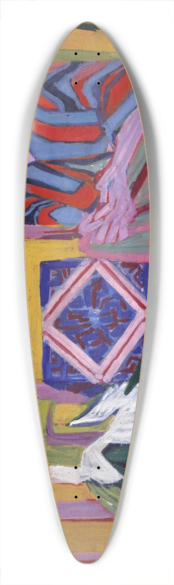 Albert Mller - Woman And Girl 39.3 inch art pintail longboard deck