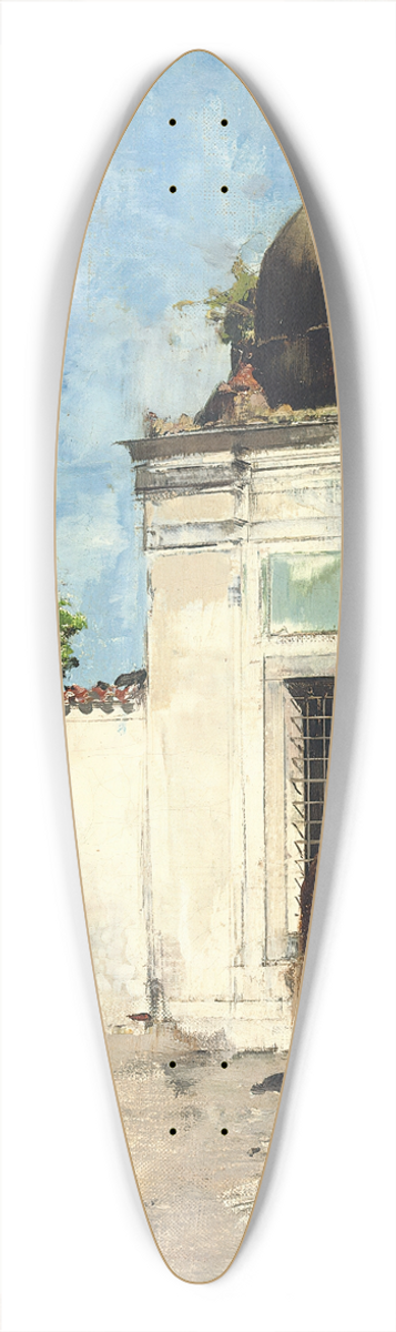 Alberto Pasini - The Sentinel 39.3 inch art pintail longboard deck