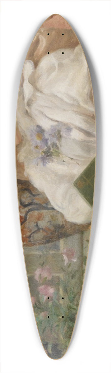 Alberto Pisa - Reading 39.3 inch art pintail longboard deck
