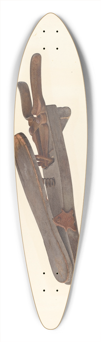 Albert Rudin - Bootjack 39.3 inch art pintail longboard deck