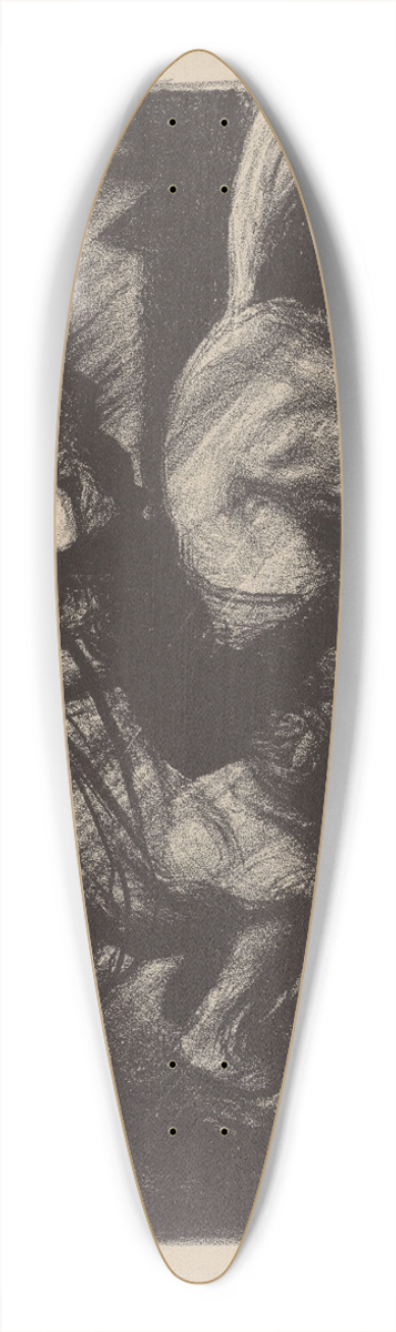 Albert Sterner - Erl King 39.3 inch art pintail longboard deck