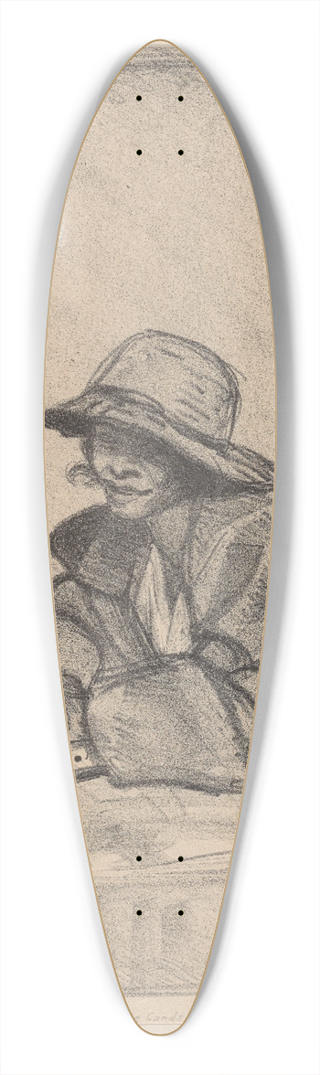 Albert Sterner - The cards 39.3 inch art pintail longboard deck
