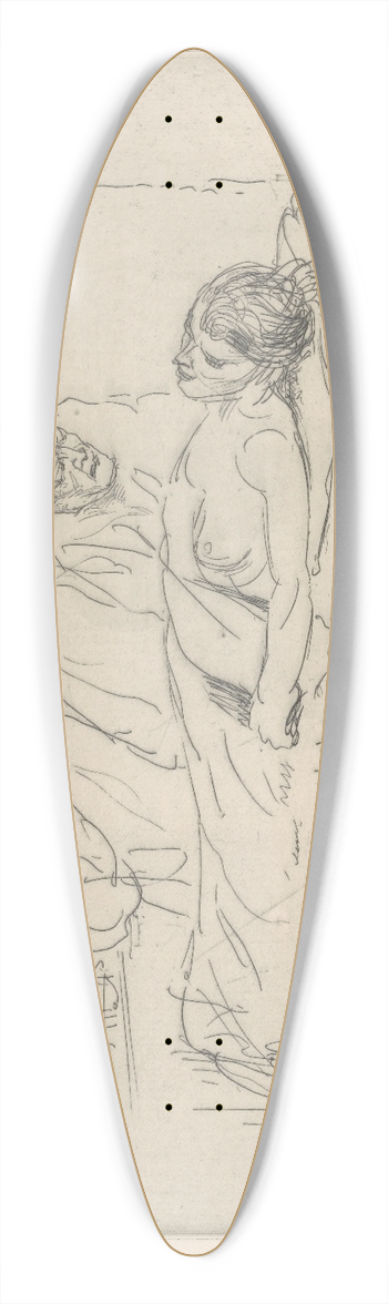 Albert Sterner - The doctor 39.3 inch art pintail longboard deck