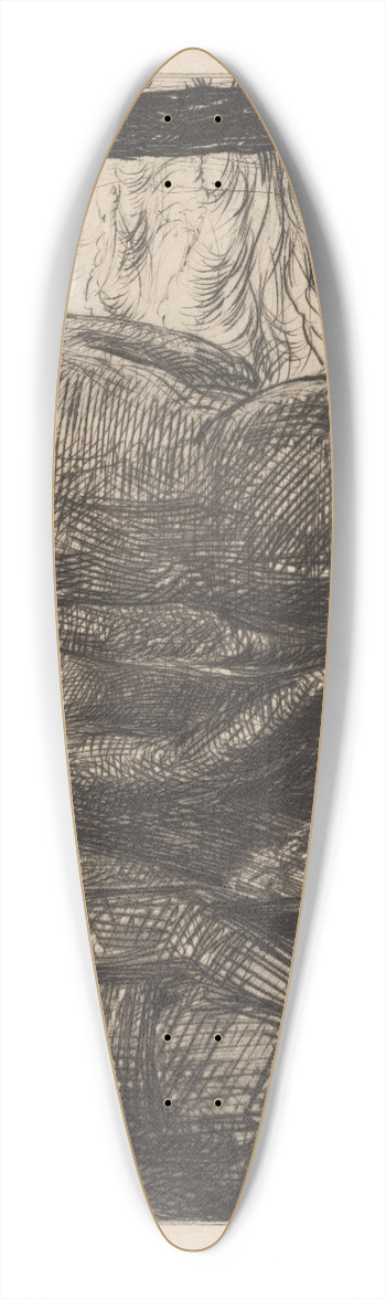 Albert Sterner - Watchers 39.3 inch art pintail longboard deck