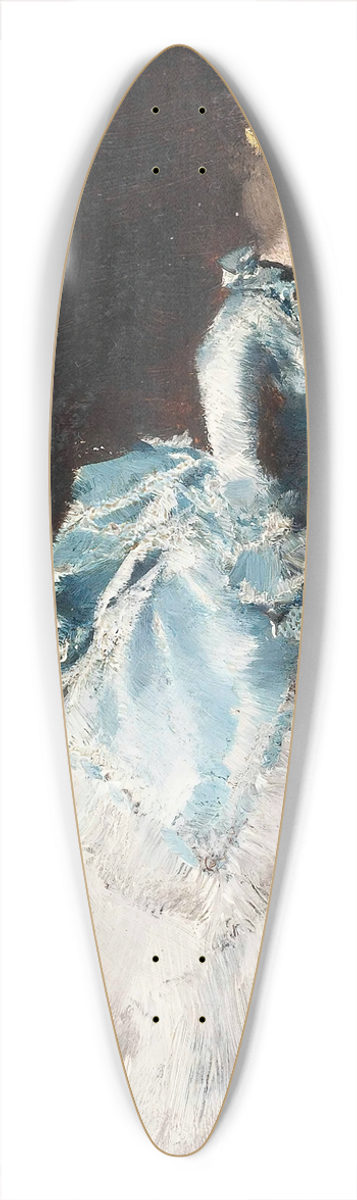 Albert von Keller - Flower arranging in an interior 39.3 inch art pintail longboard deck