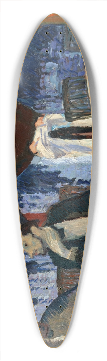 Albert Weisgerber - Parisian Caf 39.3 inch art pintail longboard deck