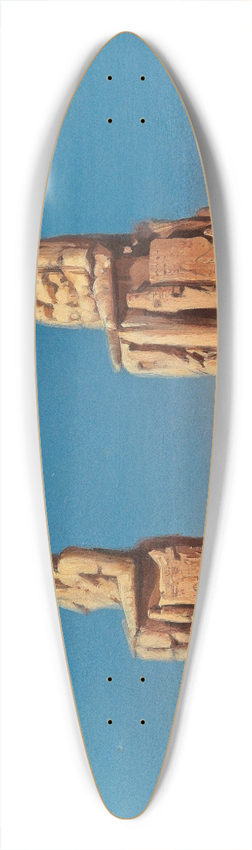Albert Zimmermann - Die Memnonkolosse 39.3 inch art pintail longboard deck