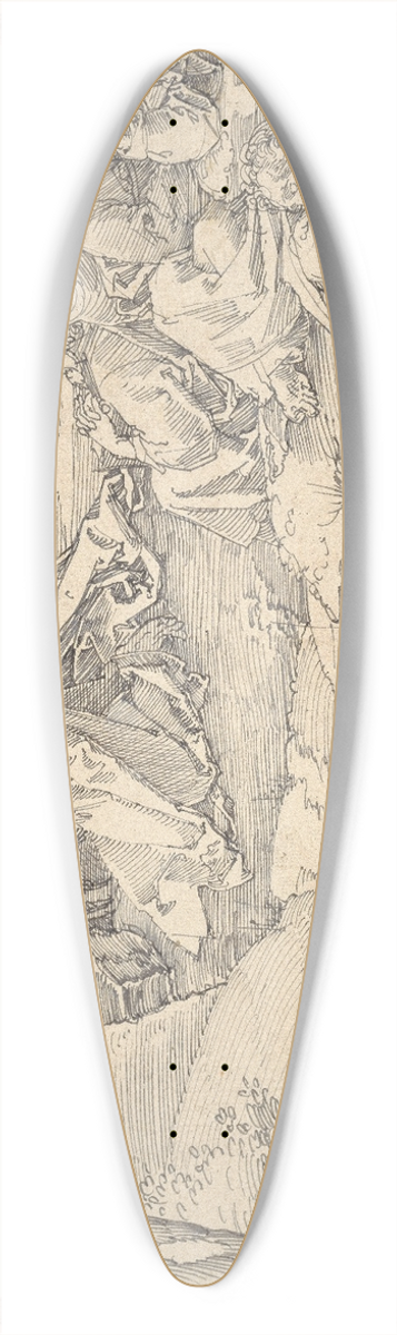 Albrecht Drer - Agony in the Garden 39.3 inch art pintail longboard deck