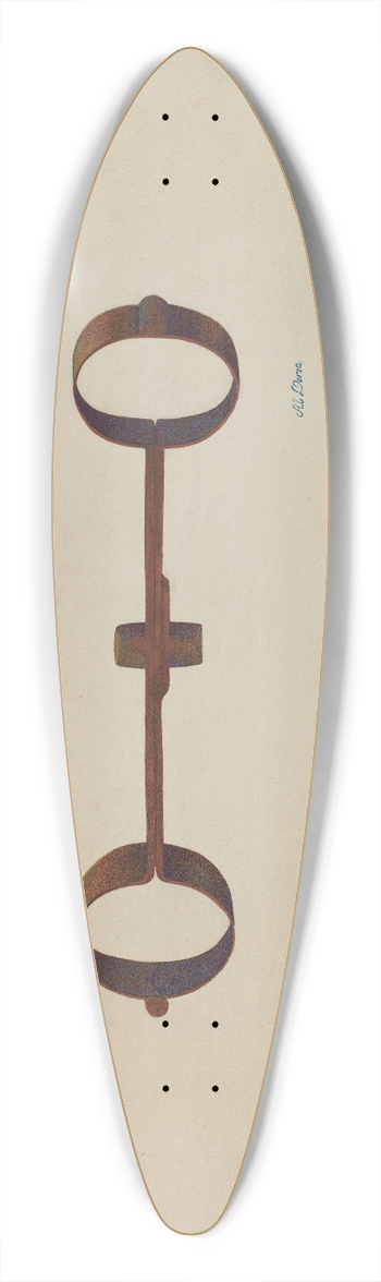 Al Curry - Handcuffs 39.3 inch art pintail longboard deck