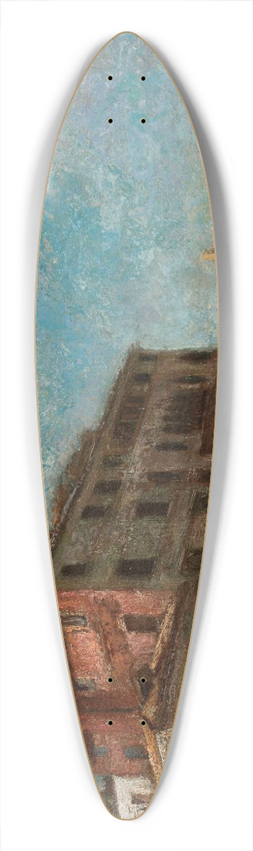 Aleksander Gierymski - Motif from Venice 39.3 inch art pintail longboard deck