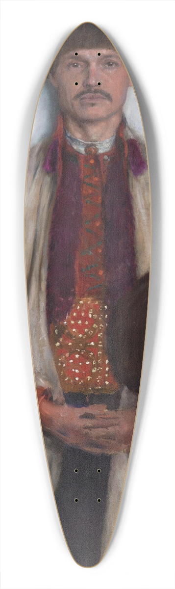 Aleksander Gierymski - Peasant from Bronowice 39.3 inch art pintail longboard deck