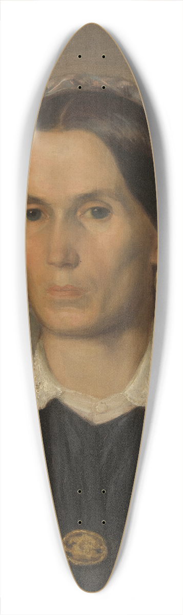 Aleksander Kotsis - Portrait of Joanna Dziubandowska 39.3 inch art pintail longboard deck
