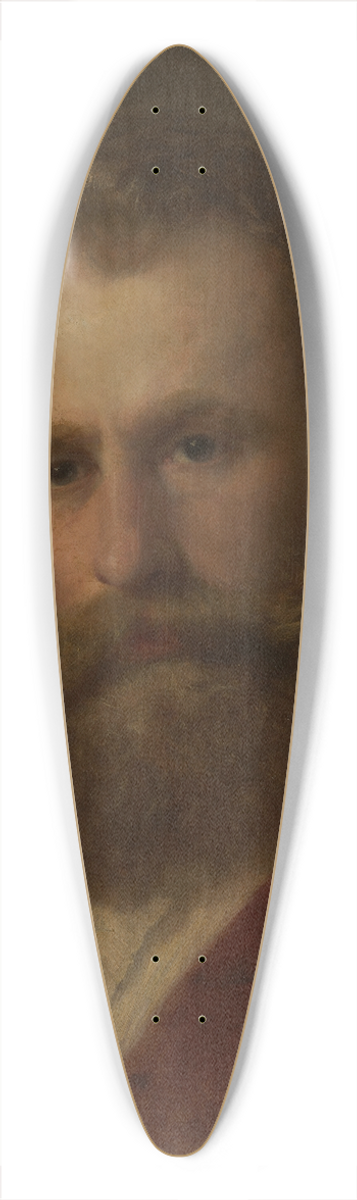 Aleksander Kotsis - Self-Portrait 39.3 inch art pintail longboard deck