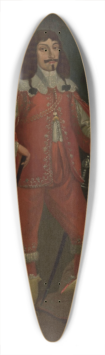 Aleksander Lesser - Portrait of John II Casimir Vasa (16091672) 39.3 inch art pintail longboard deck